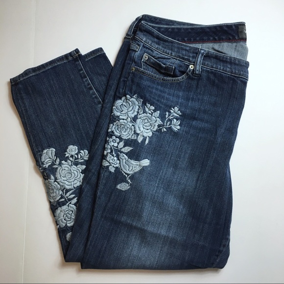 torrid Denim - Torrid Embroidered Straight Leg Jeans, 22